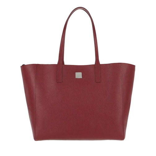 MCM Koppelene Shopper Medium Ruby Tan Shopping Bag