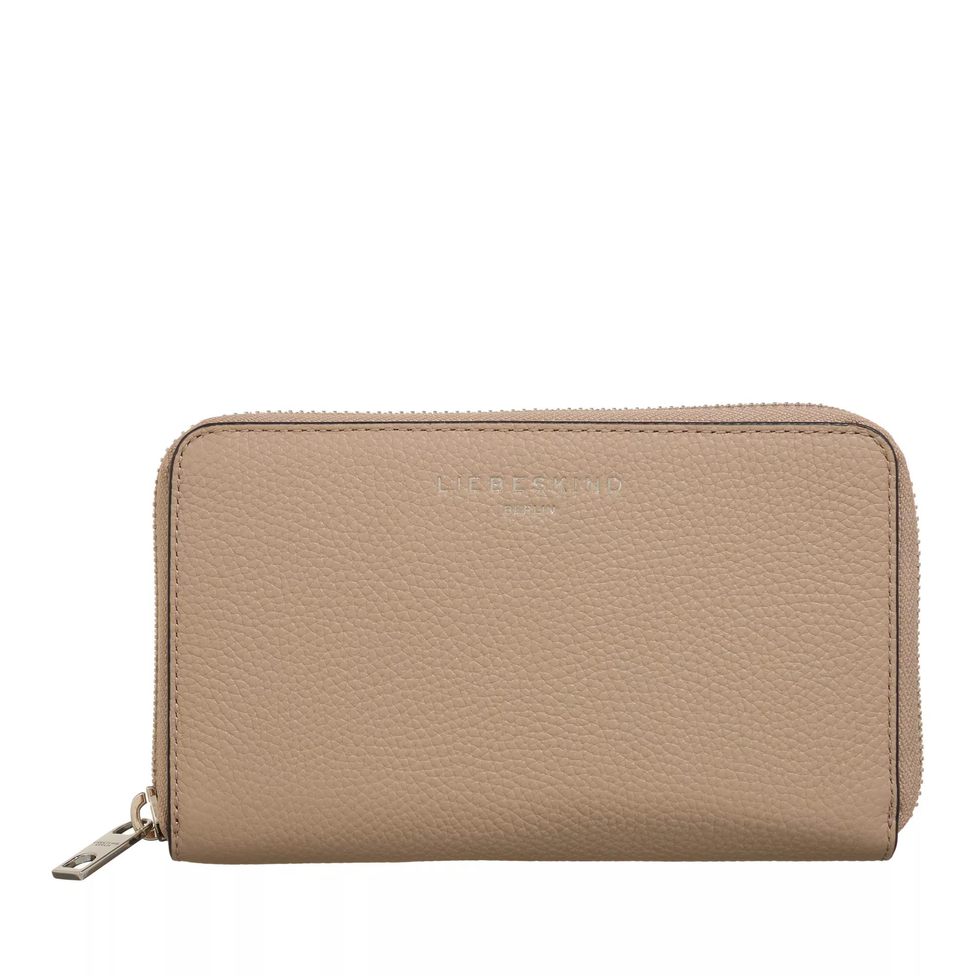 Liebeskind Berlin Portemonnaie - Hilla Small Pebble - Gr. unisize - in Beige - für Damen