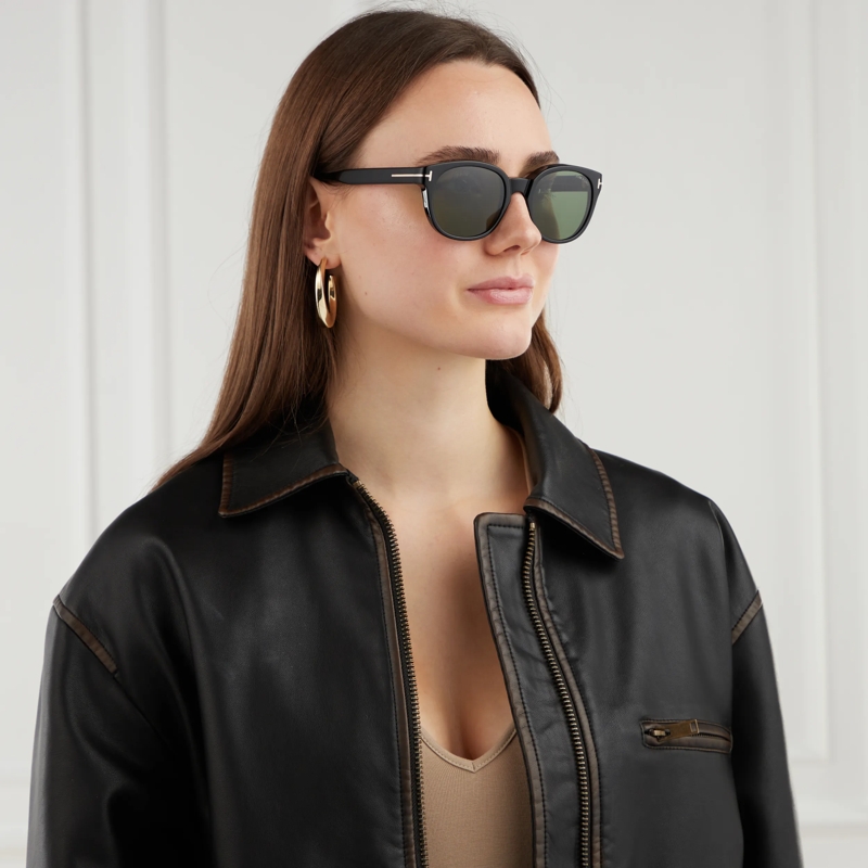 Tom Ford Sonnenbrille Mert shiny black(Image 2)