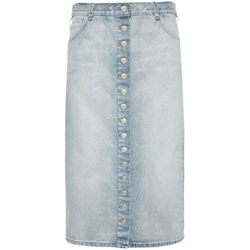 Courrèges Midirock Skirts Clear Blue blau