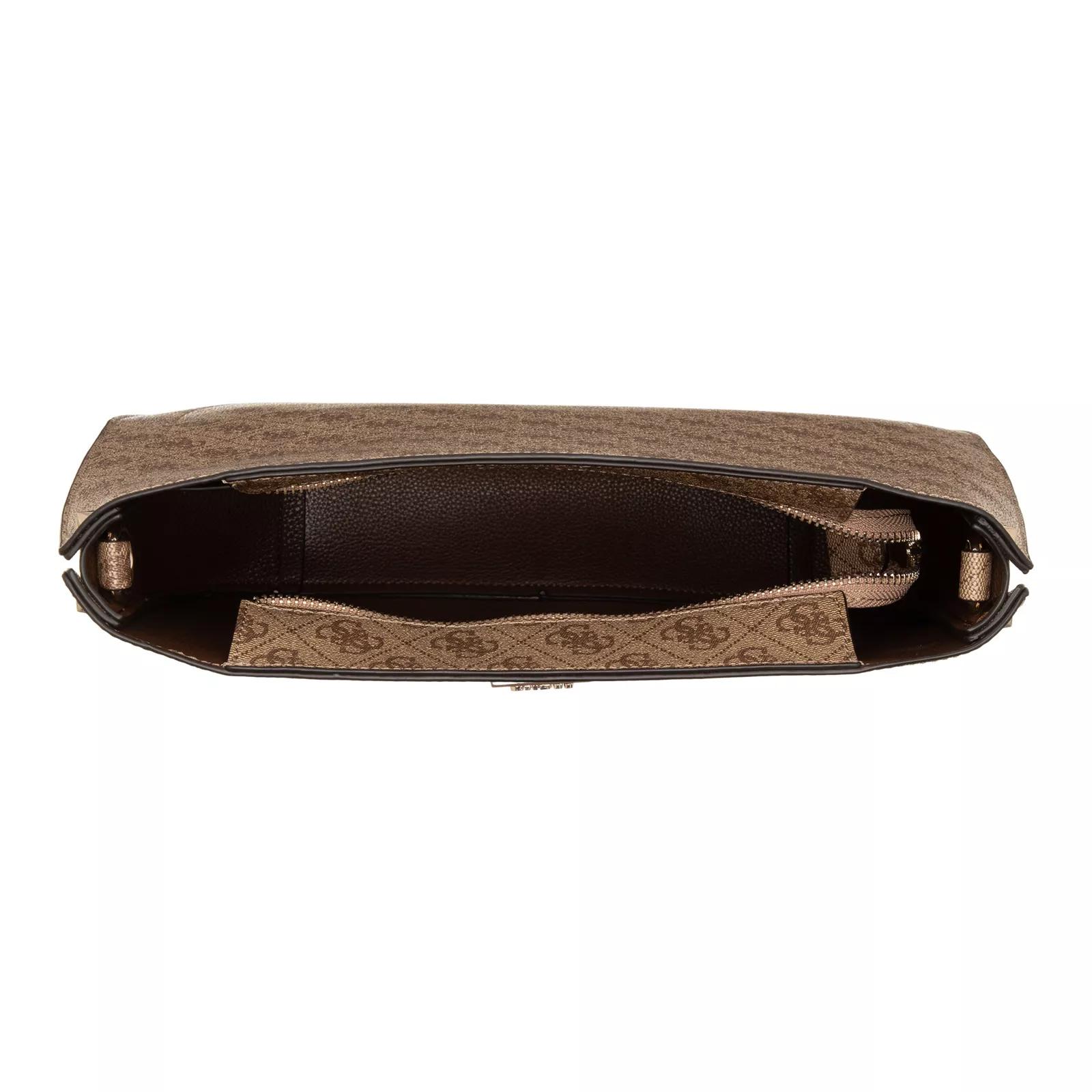 Guess Meridian Shoulder Bag Latte Logo | Crossbody Bag