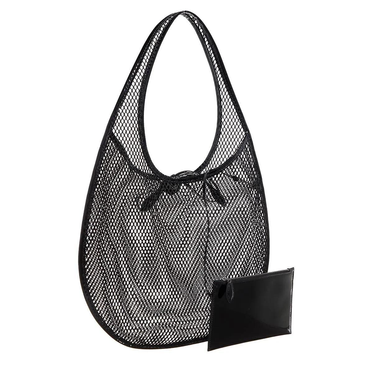 Alaïa Stijlvolle Medium Tas van Polyamide Black Dames
