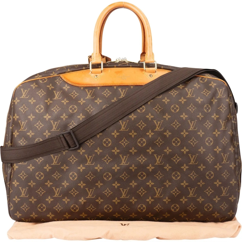 Louis Vuitton Tote Louis Vuitton Canvas Monogram Alize 2 Poches Trave braun