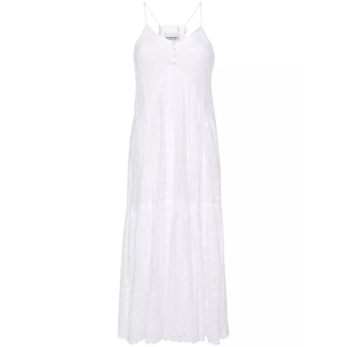 Etoile Isabel Marant Sabba White Maxi Dress White 