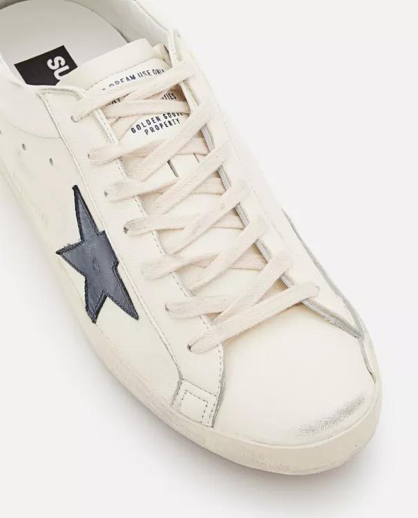 Thumbnail - Golden Goose Low-Top Sneaker - White Leather Sneakers - Gr. 44 (EU) - in Weiß - für Damen