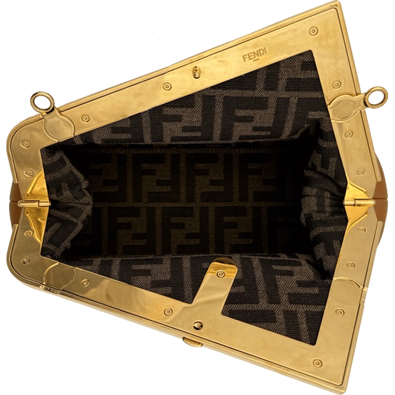 Fendi Clutch Fendi First Braun(Image 5)