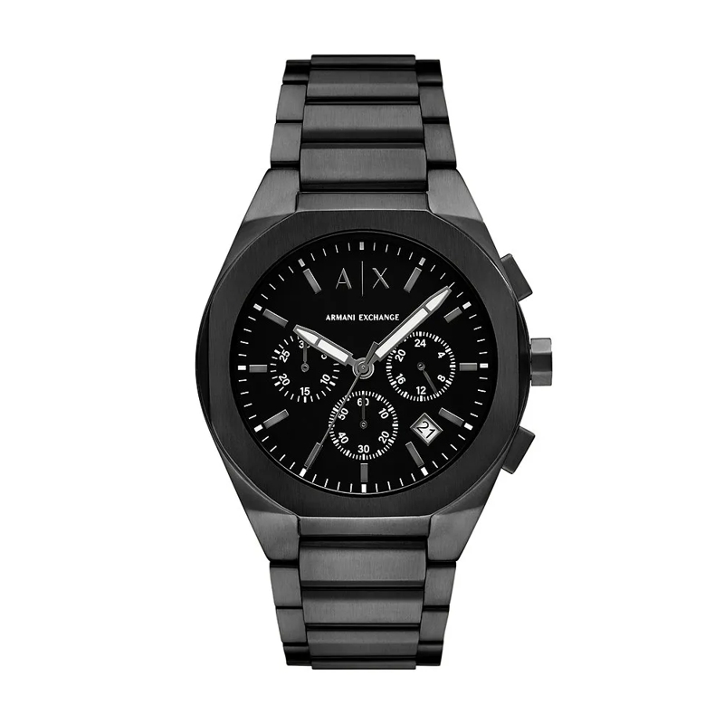 Armani Exchange Chronograaf Uhr Schwarz