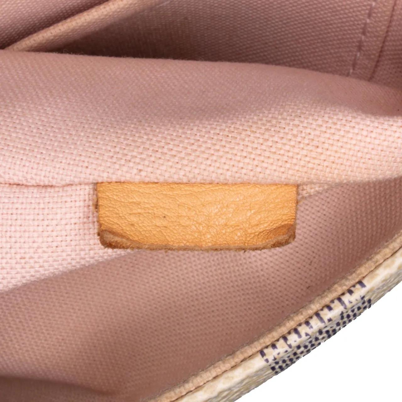 Thumbnail - Louis Vuitton Hobo Bags - Damier Azur Croisette - Gr. unisize - in Weiß - für Damen