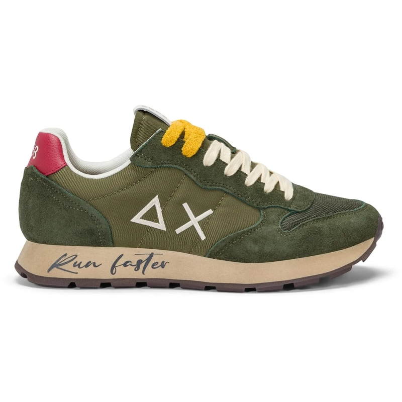 SUN68 Low-Top-Sneaker Sneakers Militare Scuro mehrfarbig