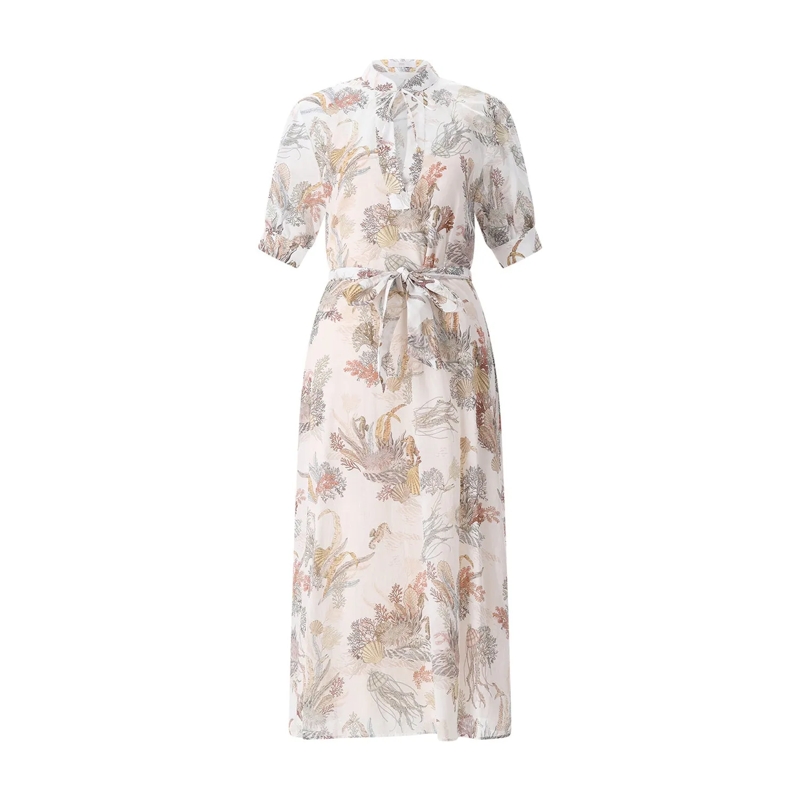 Riani Minikleid Kleid aus Baumwolle mehrfarbig