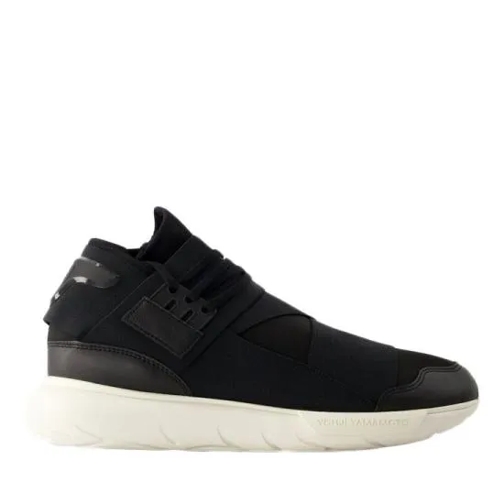 Y-3 Qasa Sneakers - Leather - Black Black sneaker basse