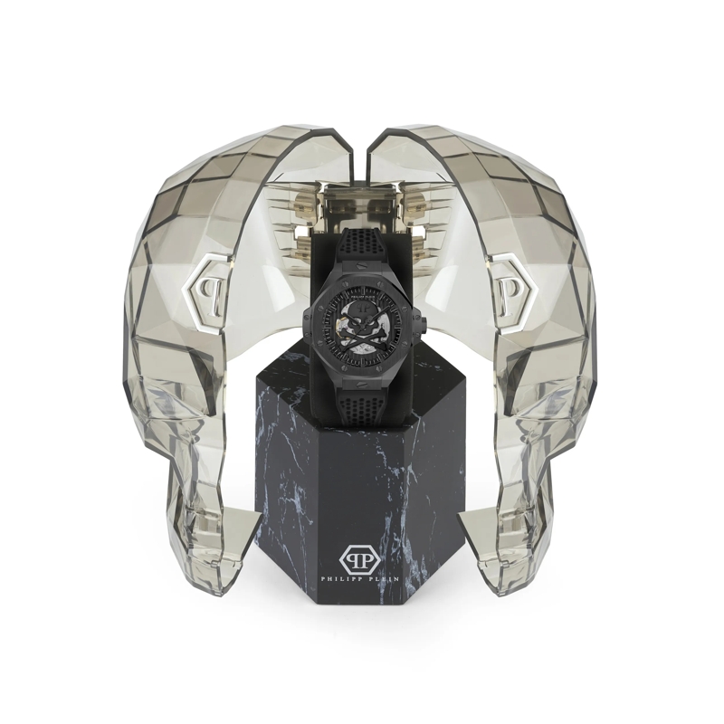 Philipp Plein Quarzuhr Quarz-Analoguhr Plein $Keleton Royal schwarz(Image 3)