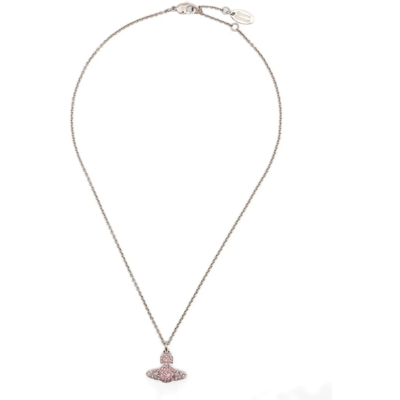 Vivienne Westwood Collier moyen Bijoux Platiniumlight Amethyst silber