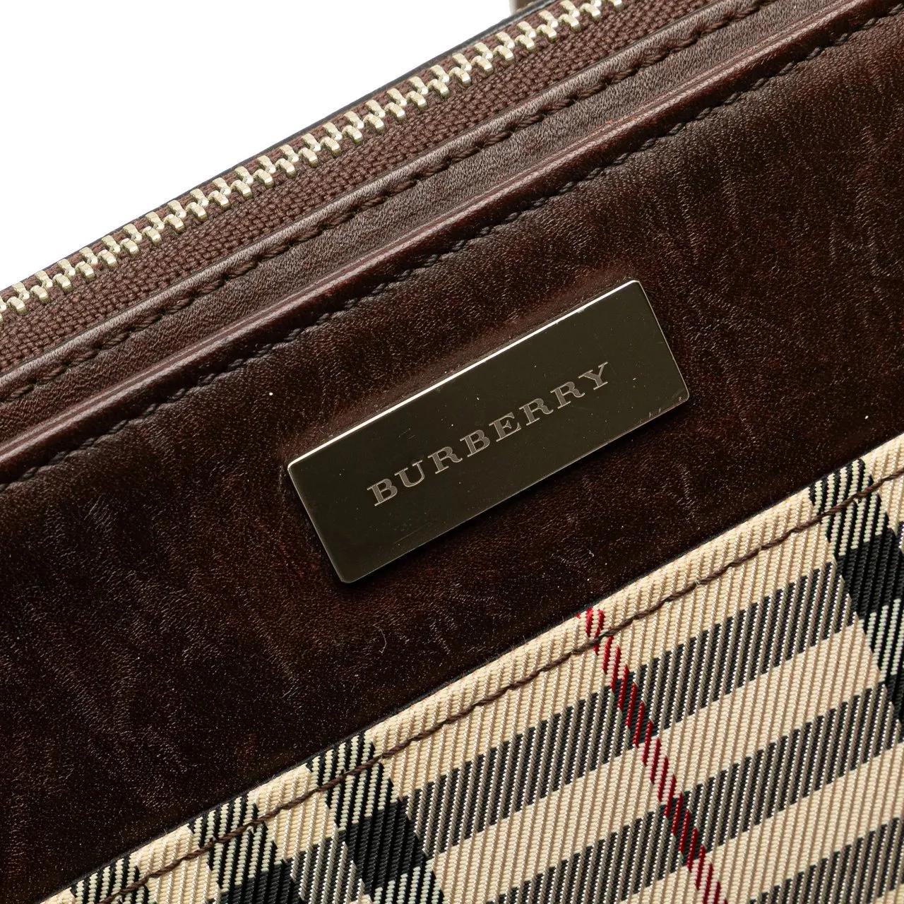 Thumbnail - Burberry Hobo Bags - House Check Canvas Crossbody - Gr. unisize - in Braun - für Damen