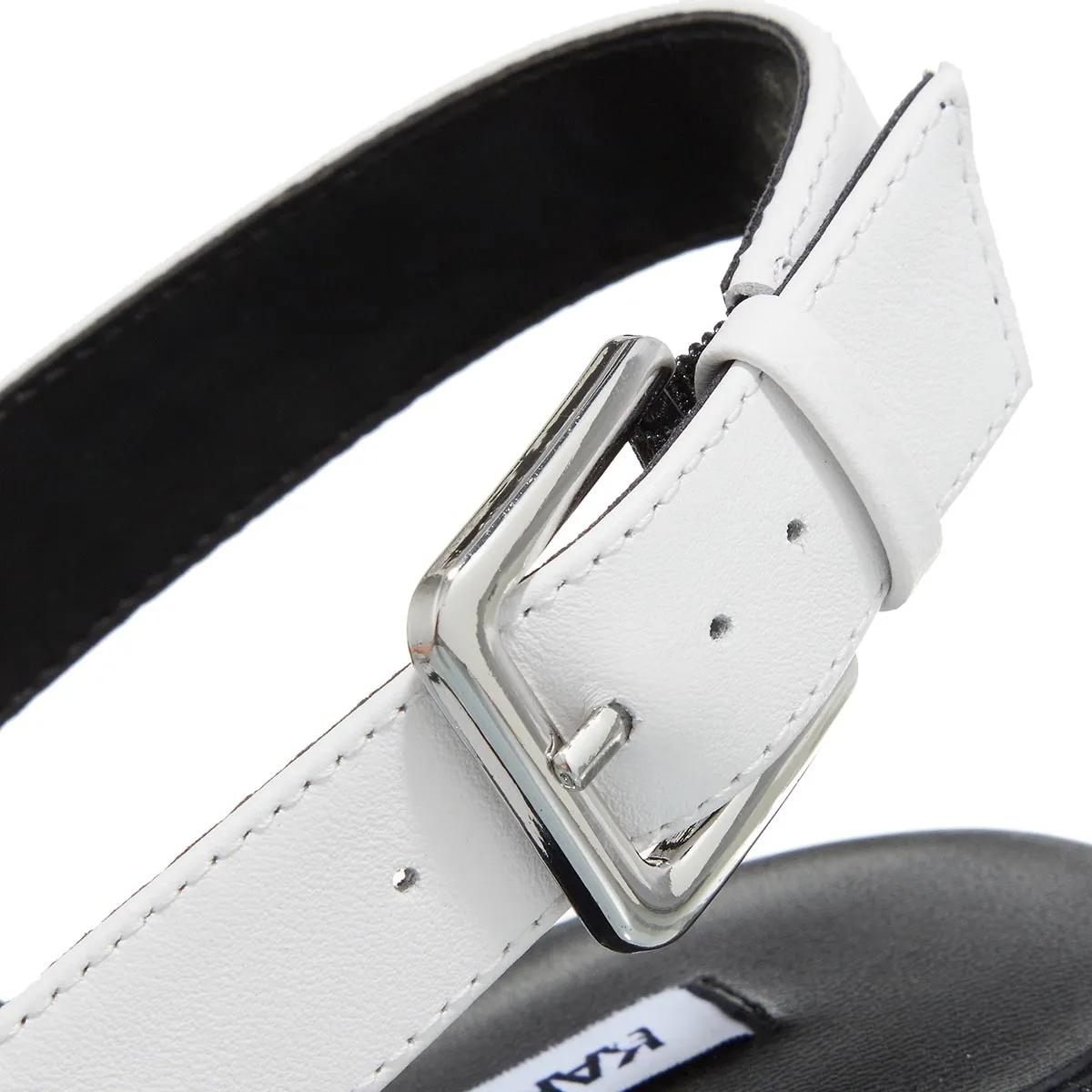 Thumbnail - Karl Lagerfeld Sandaletten mit Absatz - Wendy Kross Strap Sling - Gr. 40 (EU) - in Weiß - für Damen