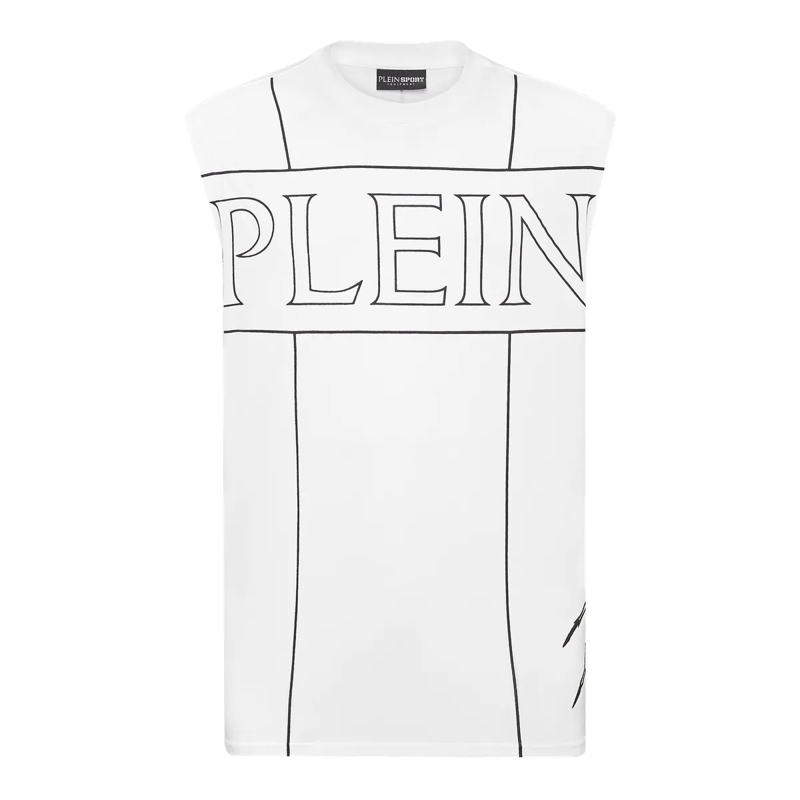 Plein Sport Top Tank-Top weiss