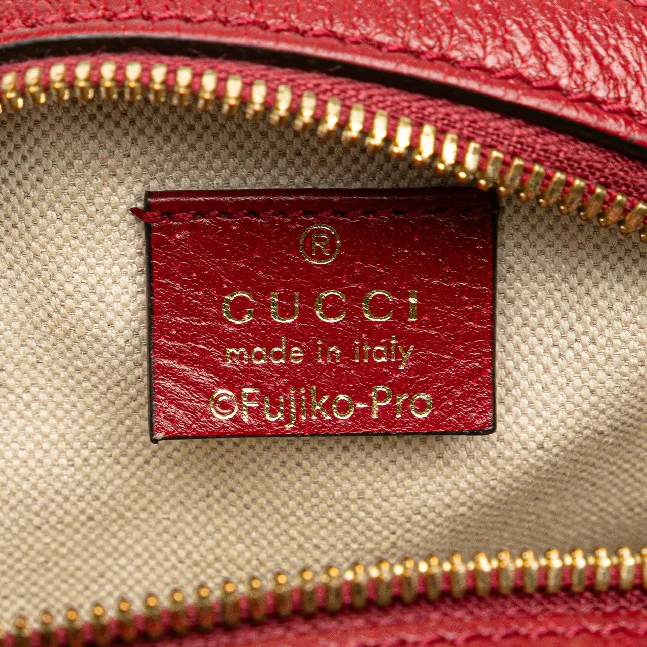 Thumbnail - Gucci Hobo Bags - Micro GG Supreme Doraemon Round Crossbody - Gr. unisize - in Braun - für Damen