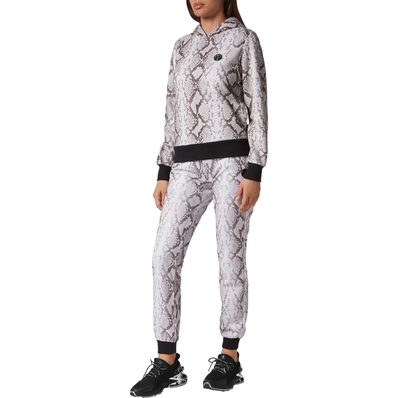 Plein Sport Daunenjacke Sweatjacke Mit Kapuze Python grau(Image 4)