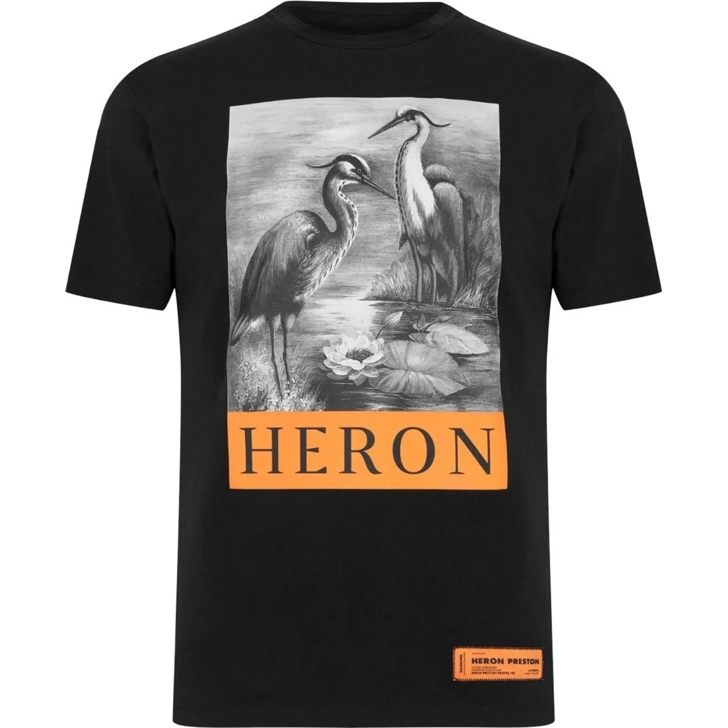 Heron Preston Heron Oversize Logo T-shirt schwarz | T-Shirts