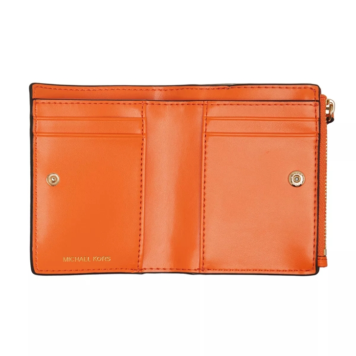 Michael Kors Medium Snap Billfold Apricot Bi Fold Portemonnaie