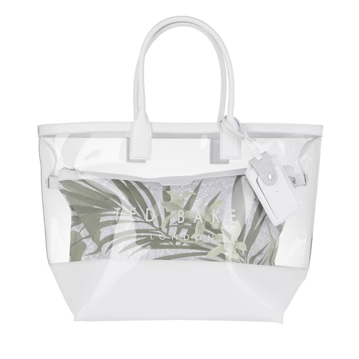 Ted Baker Dalass Transparent Shopping Bag White Sac à provisions