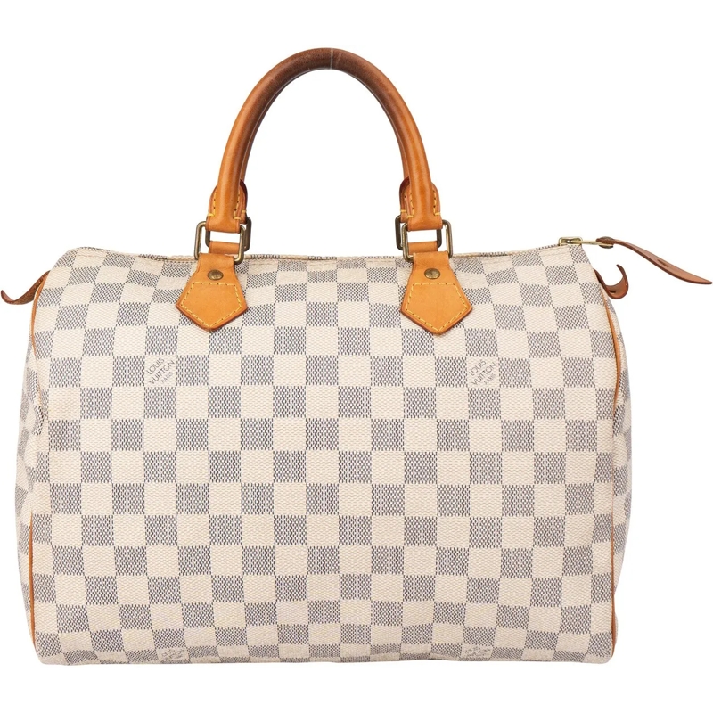 Louis Vuitton Tote Louis Vuitton Damier Azur Monogram Speedy 30 Handb beige