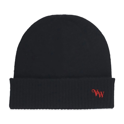 Vivienne Westwood Hut Cashmere Beanie Black