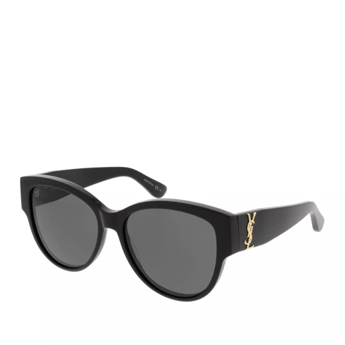 Saint Laurent SL M3 55 Black/Black/Grey Sunglasses
