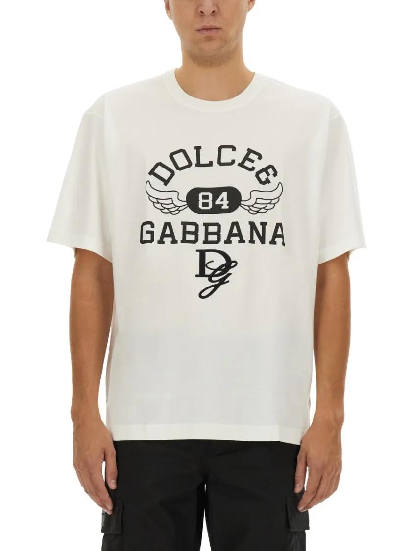 Thumbnail - Dolce&Gabbana - Cotton T-Shirt - Größe 50 - weiß