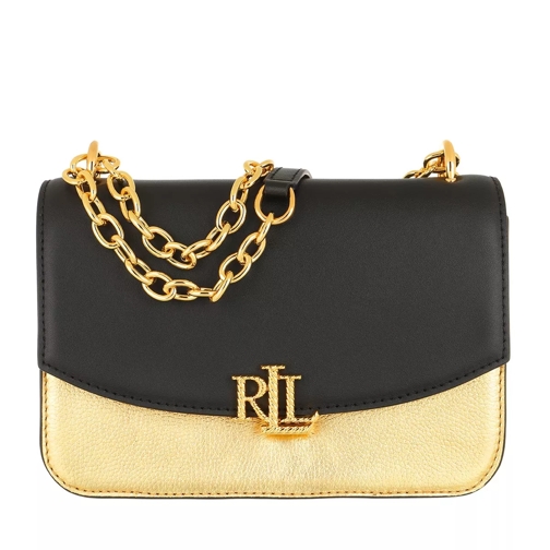 Lauren Ralph Lauren Madison 22 Crossbody Medium Antique Gold/Black Crossbody Bag