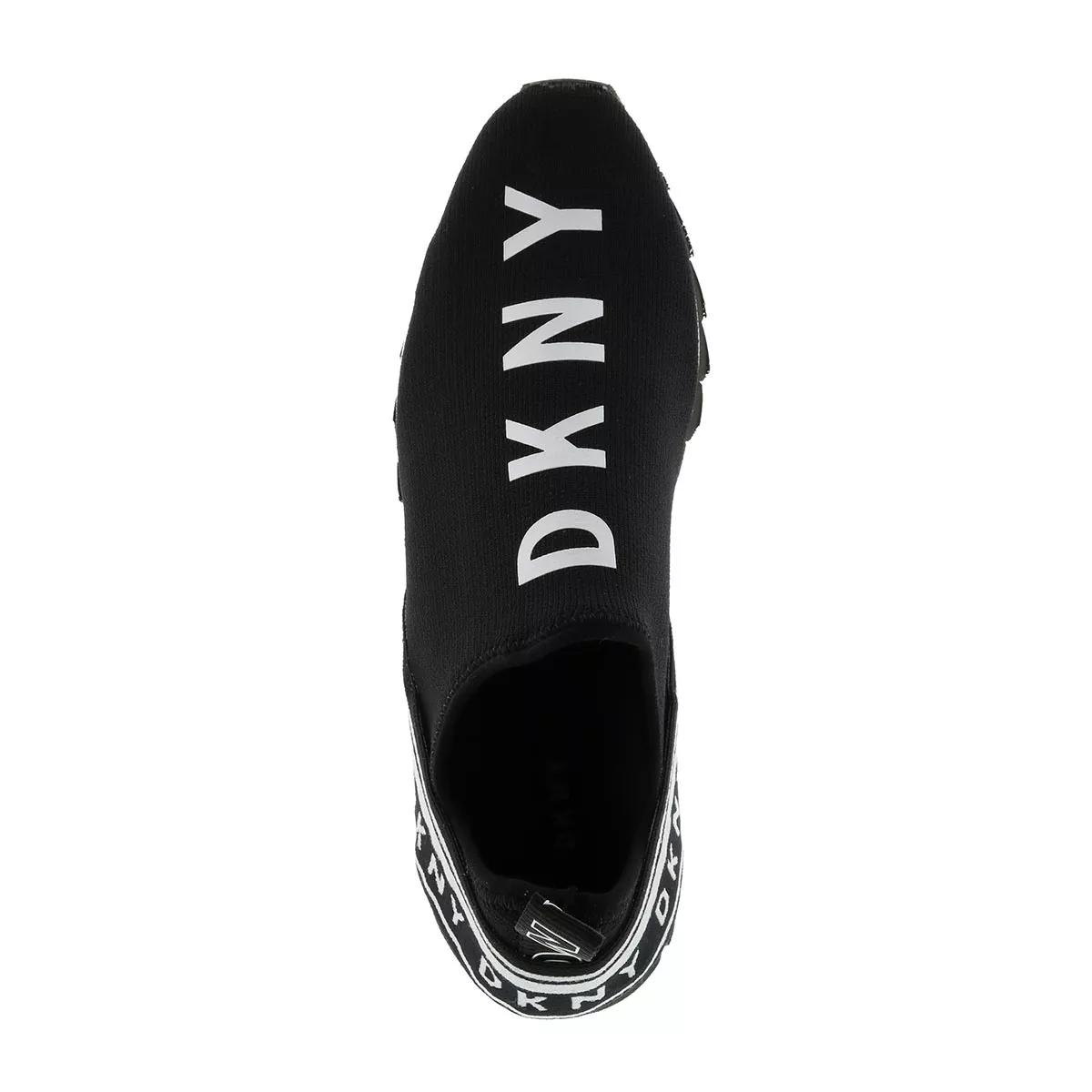 dkny sneakers, abbi slip on sneaker en noir - pour dames