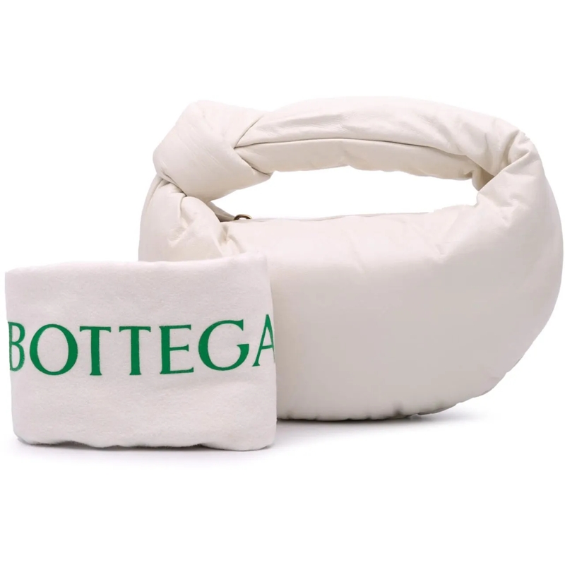Bottega Veneta Schultertasche Mini Nappa Puffy Jodie weiß