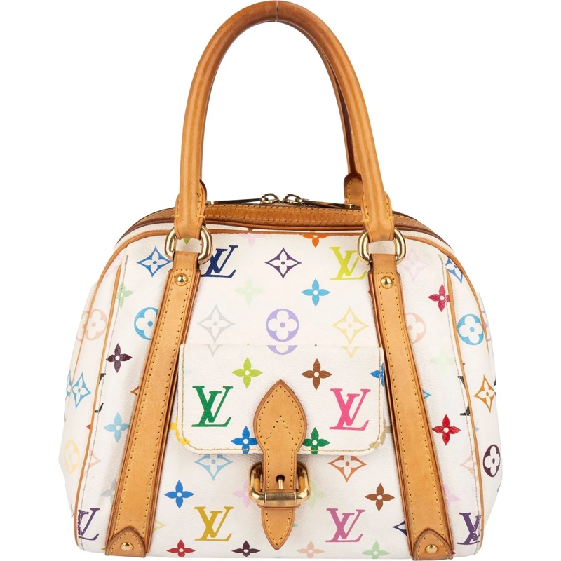 Louis Vuitton Tote Louis Vuitton Monogram Multicolor Canvas Murakami  weiß