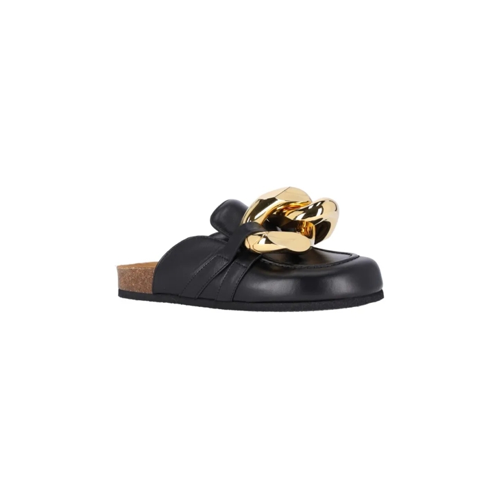 サンダル・ミュール J. W. Anderson Black Leather Catena Mules J. W. Anderson Black Leather Catena Mules | ShopSimon