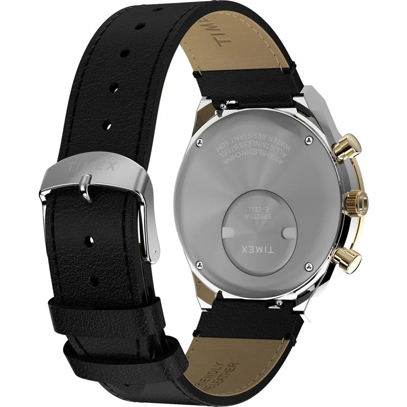 Timex Chronograph Quartz Analog Chronograph Q Timex® Chronograph schwarz(Image 5)