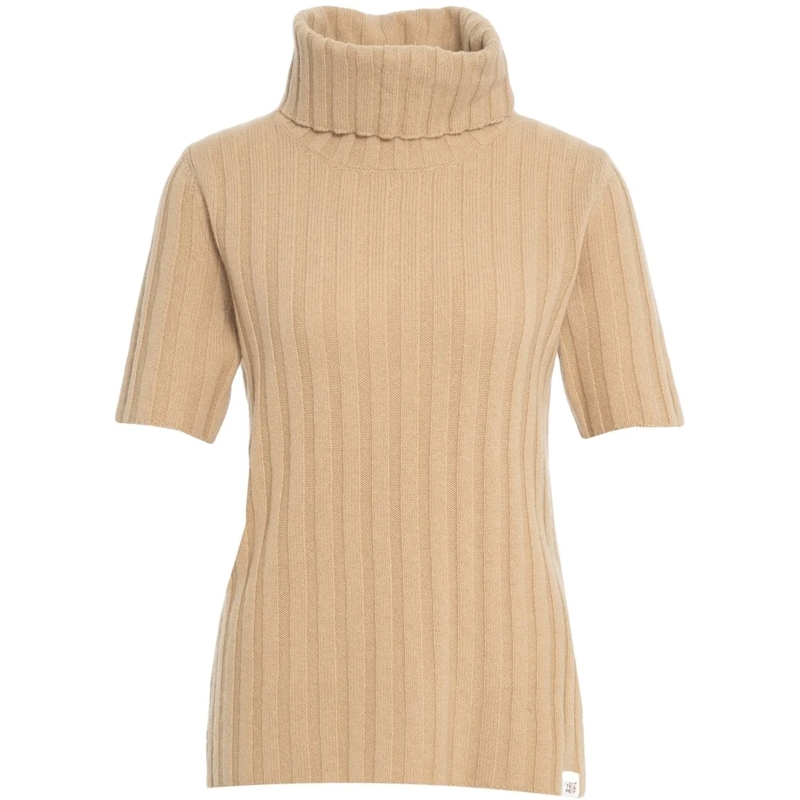 Peuterey  Short sleeve sweater 'Andelys' beige