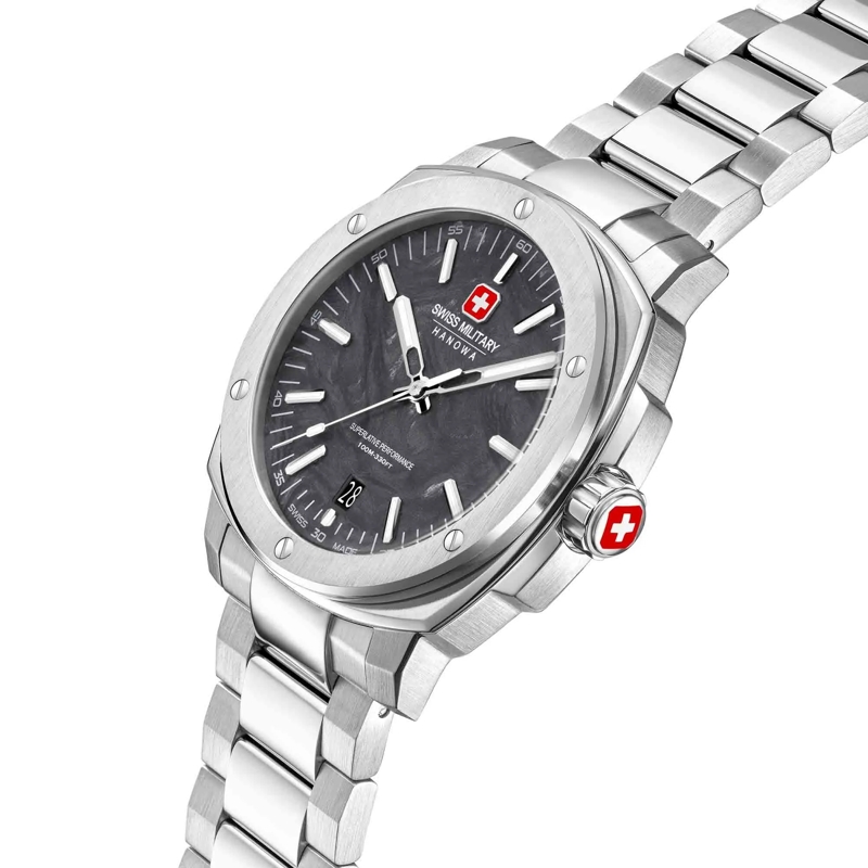 Swiss Military Hanowa Automatikuhr Quarzuhr Sirius Lightning silber(Image 2)