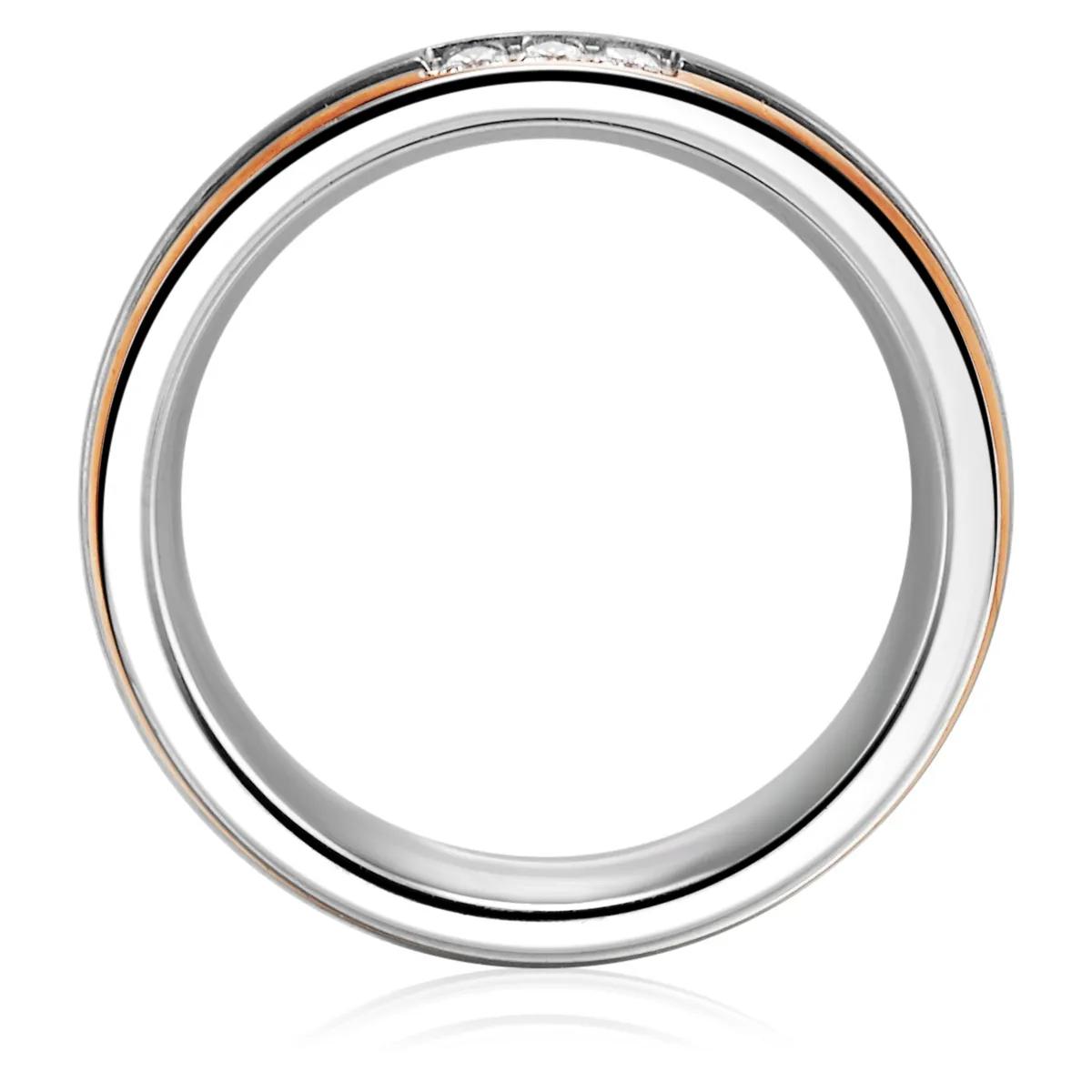 Thumbnail - Trilani Ring - Edelstahl Ring Zirkonia - Gr. 48 - in Silber - für Damen