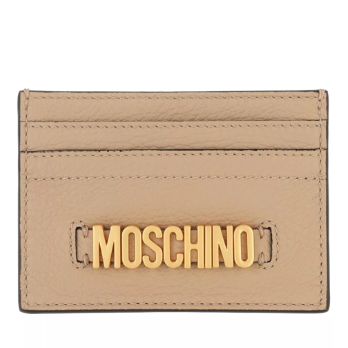 Moschino Portafoglio Beige Card Case