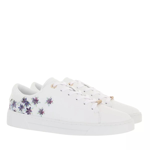 Ted Baker Keilie Juniper Leather Cupsole Trainer White sneaker basse