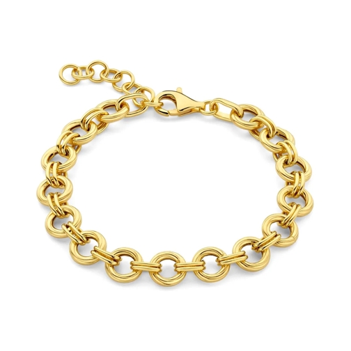 Parte Di Me Parte Di Me Bibbiena Poppi Viva 925 Sterling Silbe Gold Bracelet