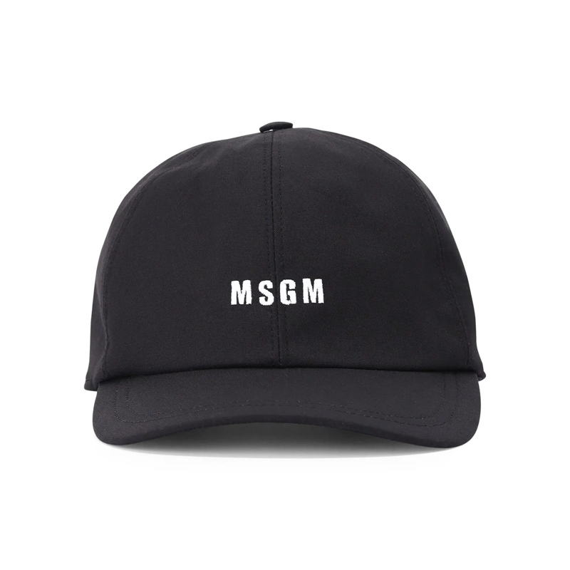 MSGM Hut Cap mit Logo-Stickerei Schwarz