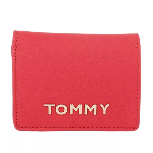 Tommy Hilfiger Item Statement Medium Tommy Red Mix Bi-Fold Portemonnee