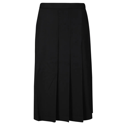 Comme des Garcons Mini-Röcke Flared Pleated Skirt Black