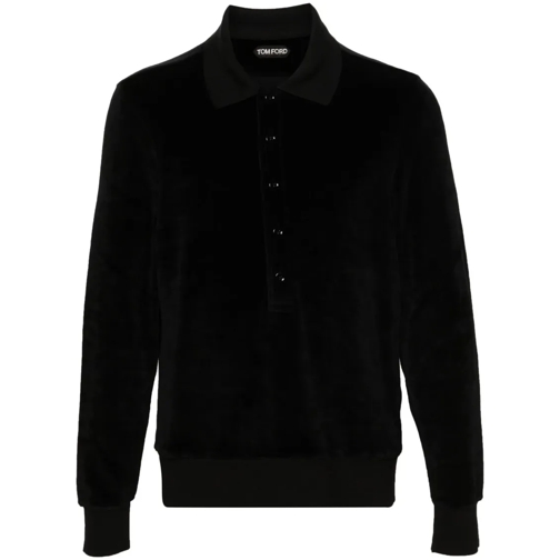 Tom Ford Black Polo Shirt Black Polo