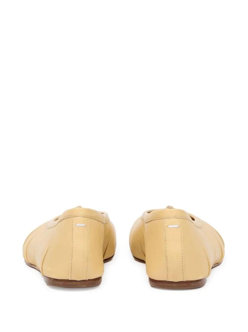 Thumbnail - Beige Leather Tabi Ballerina Flats - Gr. 37,5 (EU) - in Beige