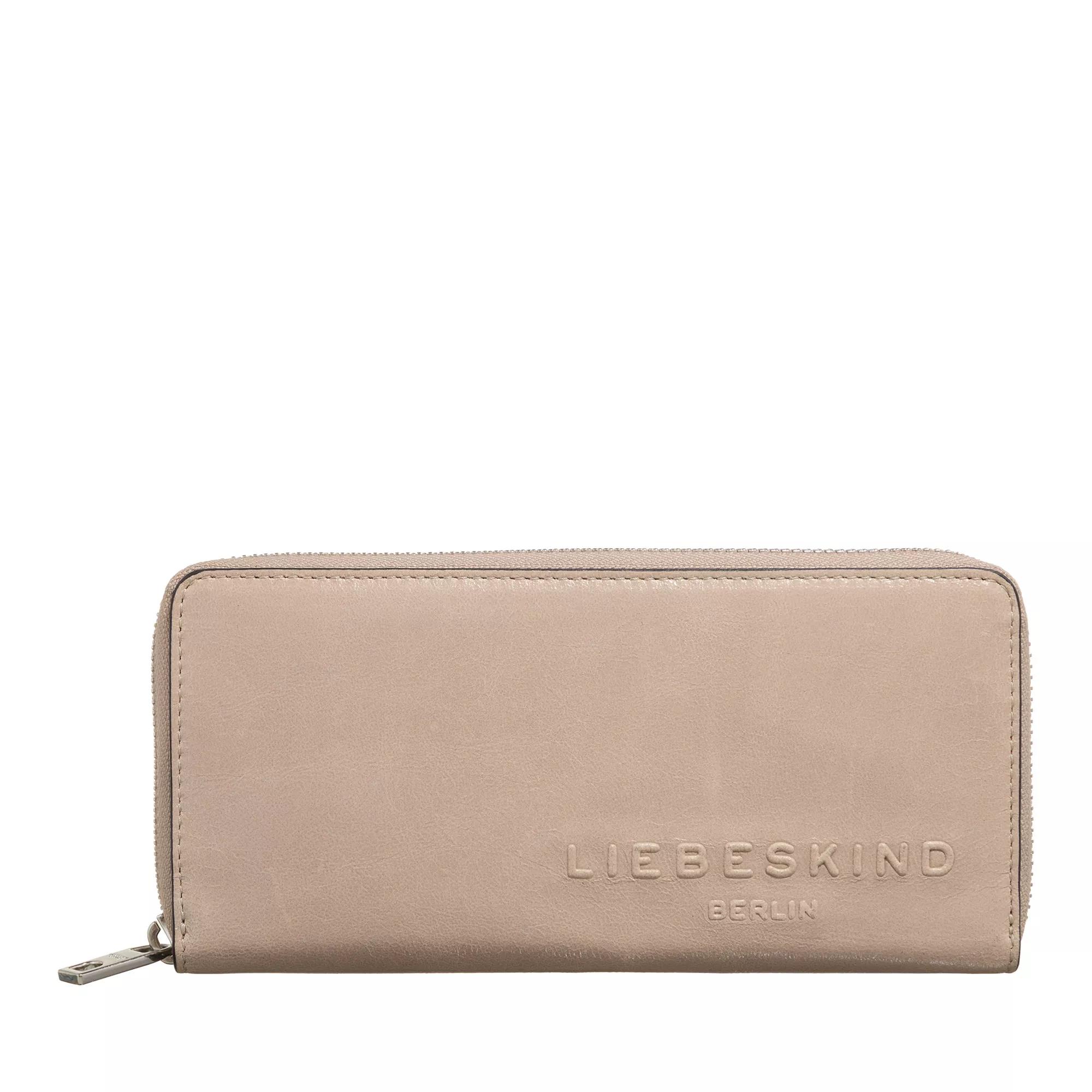 Liebeskind Berlin Portemonnaie - Elvira Lamb Sf Verna - Gr. unisize - in Beige - für Damen