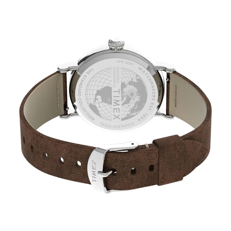 Timex Automatikuhr Analoge Uhr Timex Standard X Peanuts Featuring Sno braun(Image 5)