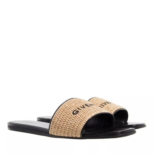 Givenchy Sandals Slide 4G In Refia Beige Slipper