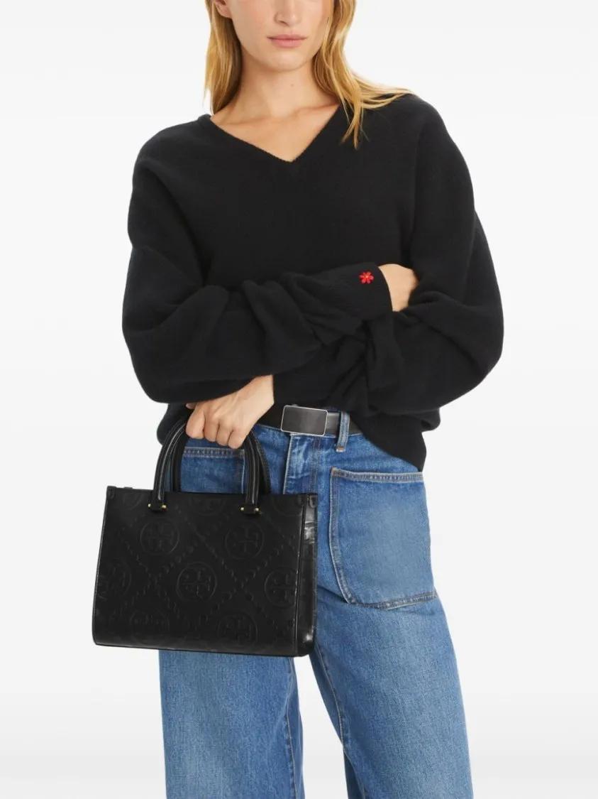 TORY BURCH Hobo bags T Monogram Square Bag in zwart